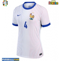 Frankreich Dayot Upamecano #4 Auswärtstrikot Frauen EM 2024 Kurzarm